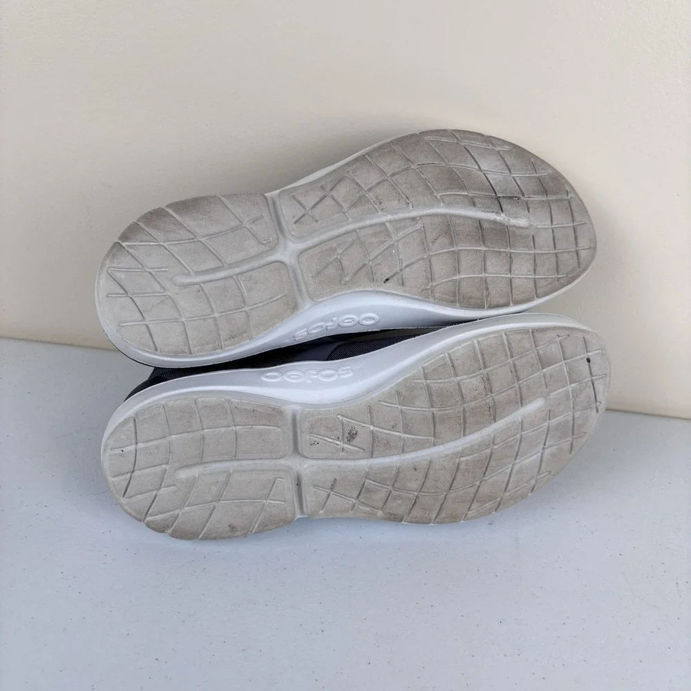 Oofos‎ Oomg Fibre High Top Slip On Shoes Boots Womens 9.5 Heather Blue Recovery